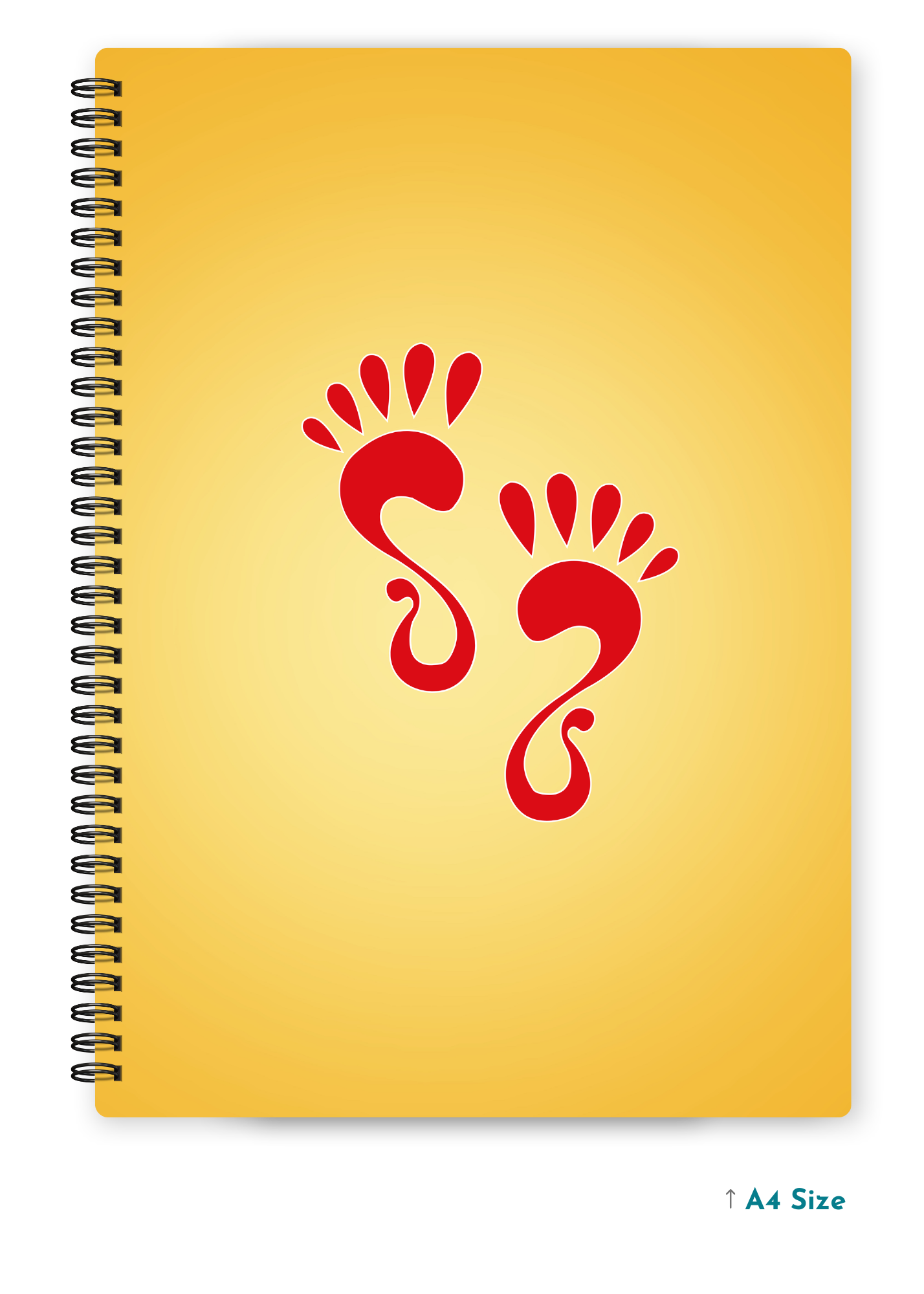 MATA KE CHARAN cover page - A4 / B5 Size Wiro Notebook