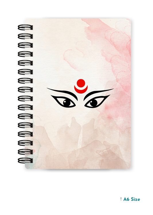 DEVI MAA (2) cover page - A5 / A6 Size Wiro Notebook
