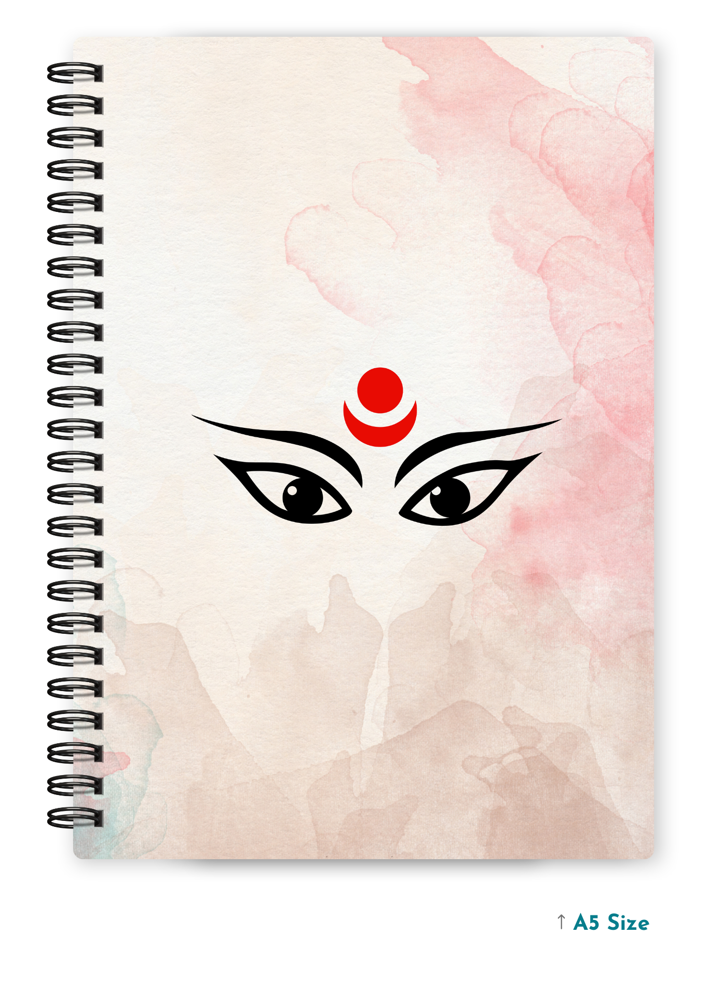 DEVI MAA (2) cover page - A5 / A6 Size Wiro Notebook
