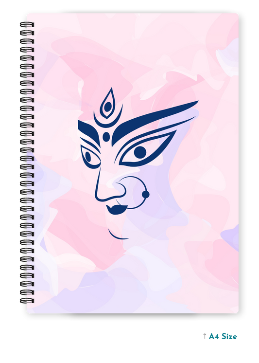 DEVI MAA (3) cover page - A4 / B5 Size Wiro Notebook