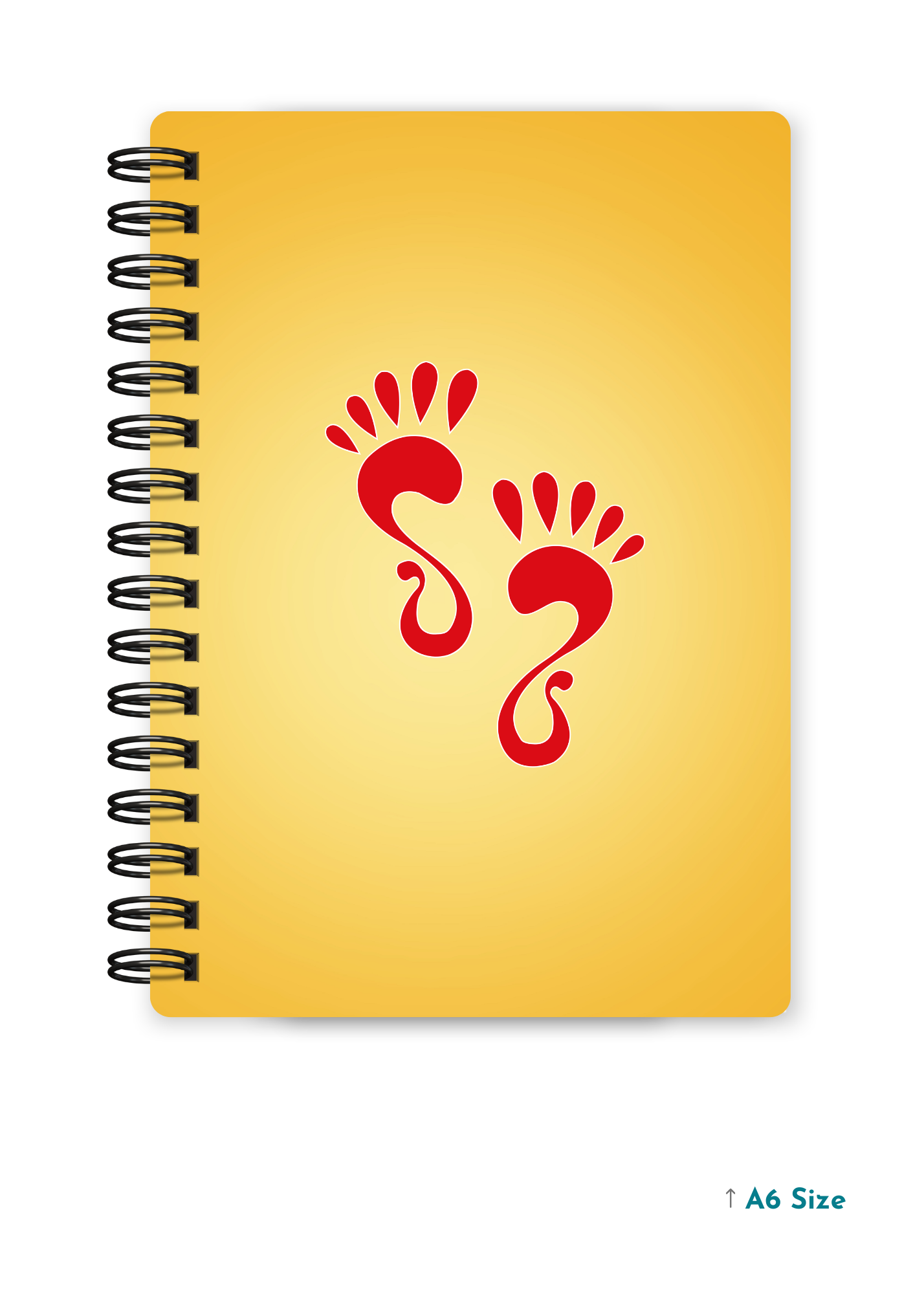 MATA KE CHARAN cover page - A5 / A6 Size Wiro Notebook