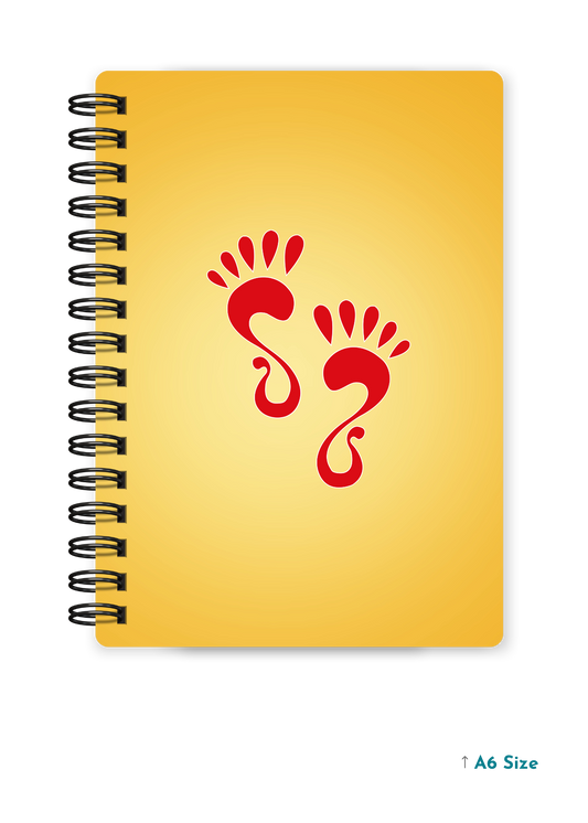 MATA KE CHARAN cover page - A5 / A6 Size Wiro Notebook