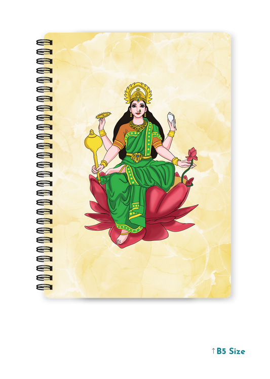 MAA LAXMI (2) cover page - A4 / B5 Size Wiro Notebook