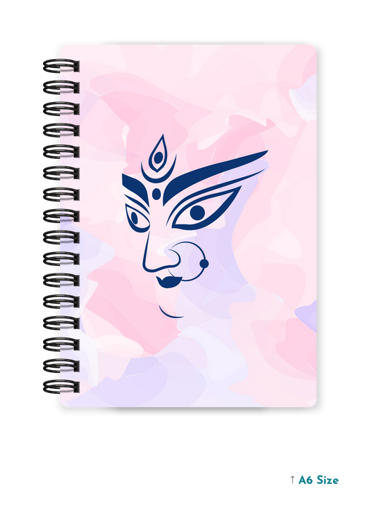 DEVI MAA (3) cover page - A5 / A6 Size Wiro Notebook