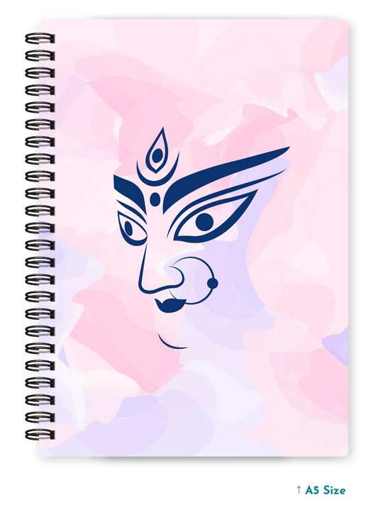 DEVI MAA (3) cover page - A5 / A6 Size Wiro Notebook