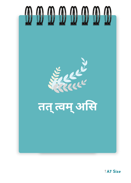 TAT TVAM ASI cover page - A7 Size Pocket Notepad
