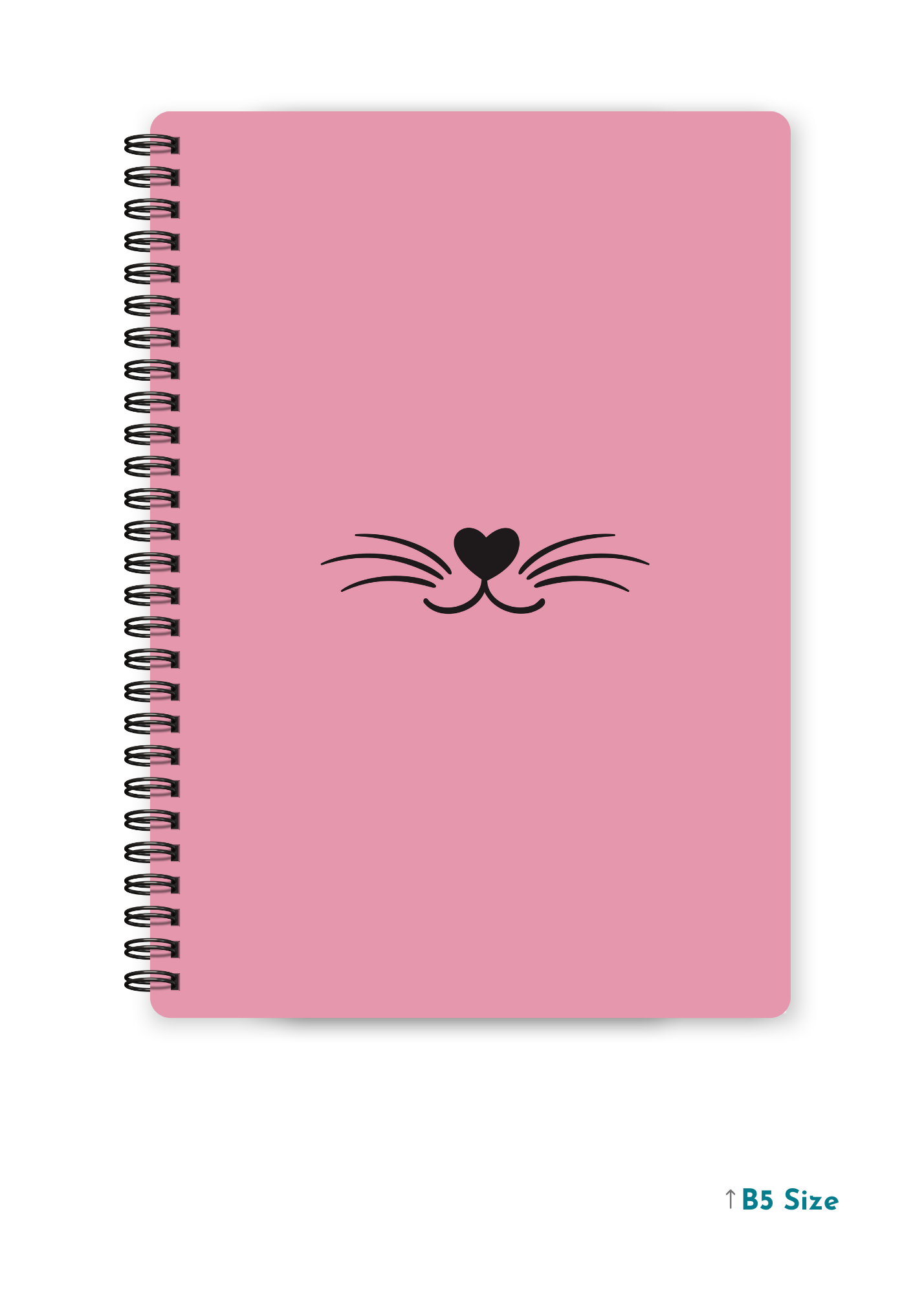 BILLI KI MOOCH cover page - A4 / B5 Size Wiro Notebook