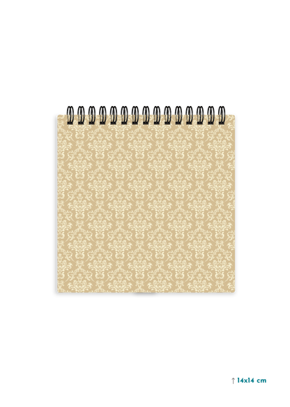 GOLDEN PATTERN cover page - Square Shape Doodle Pad
