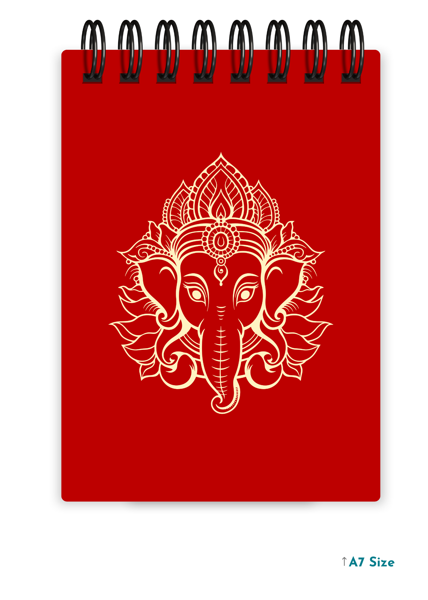 GANESH JI (6) cover page - A7 Size Pocket Notepad