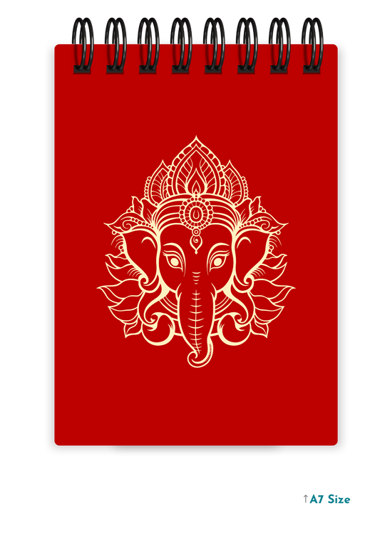 GANESH JI (6) cover page - A7 Size Pocket Notepad