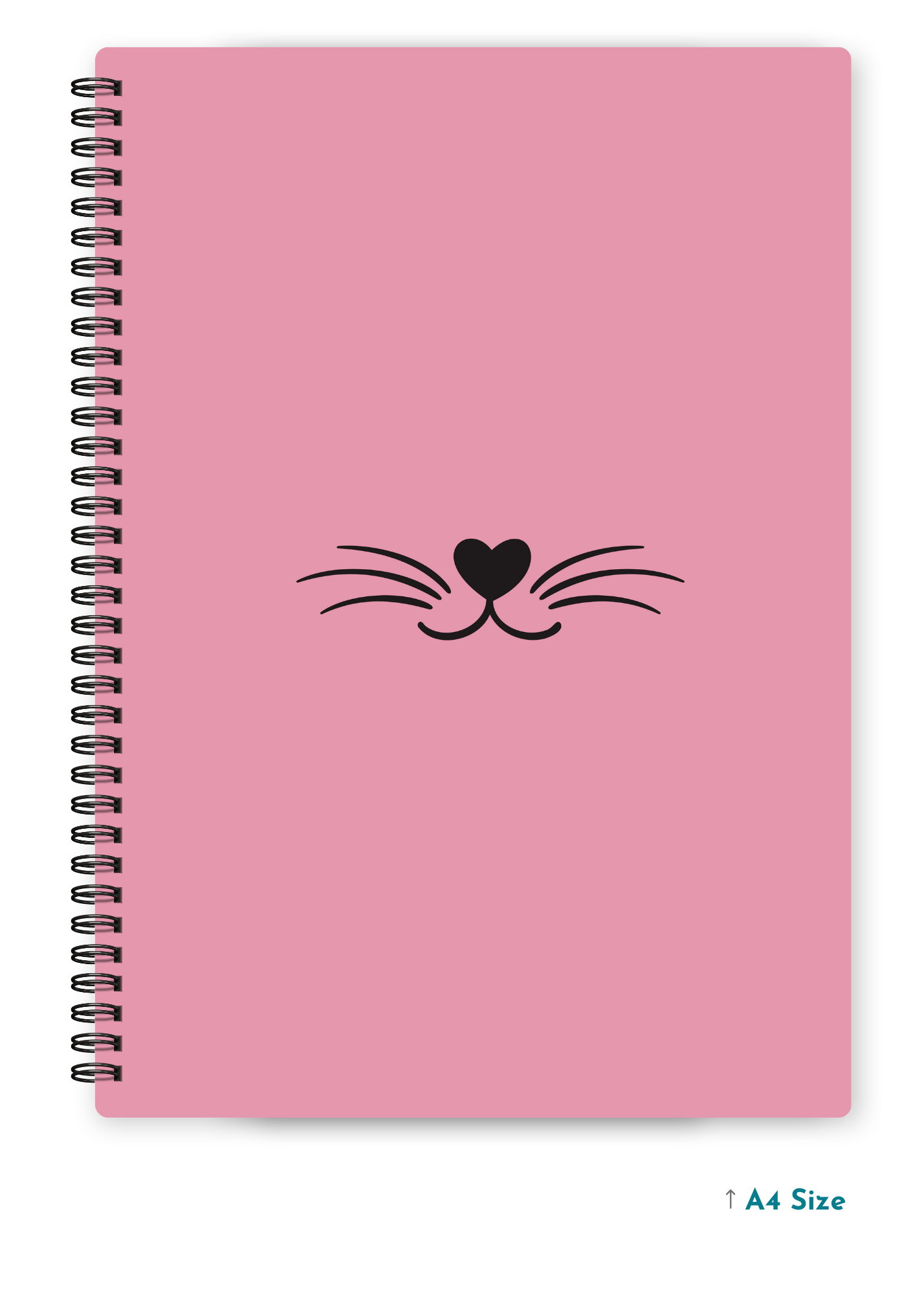 BILLI KI MOOCH cover page - A4 / B5 Size Wiro Notebook
