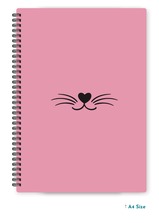 BILLI KI MOOCH cover page - A4 / B5 Size Wiro Notebook