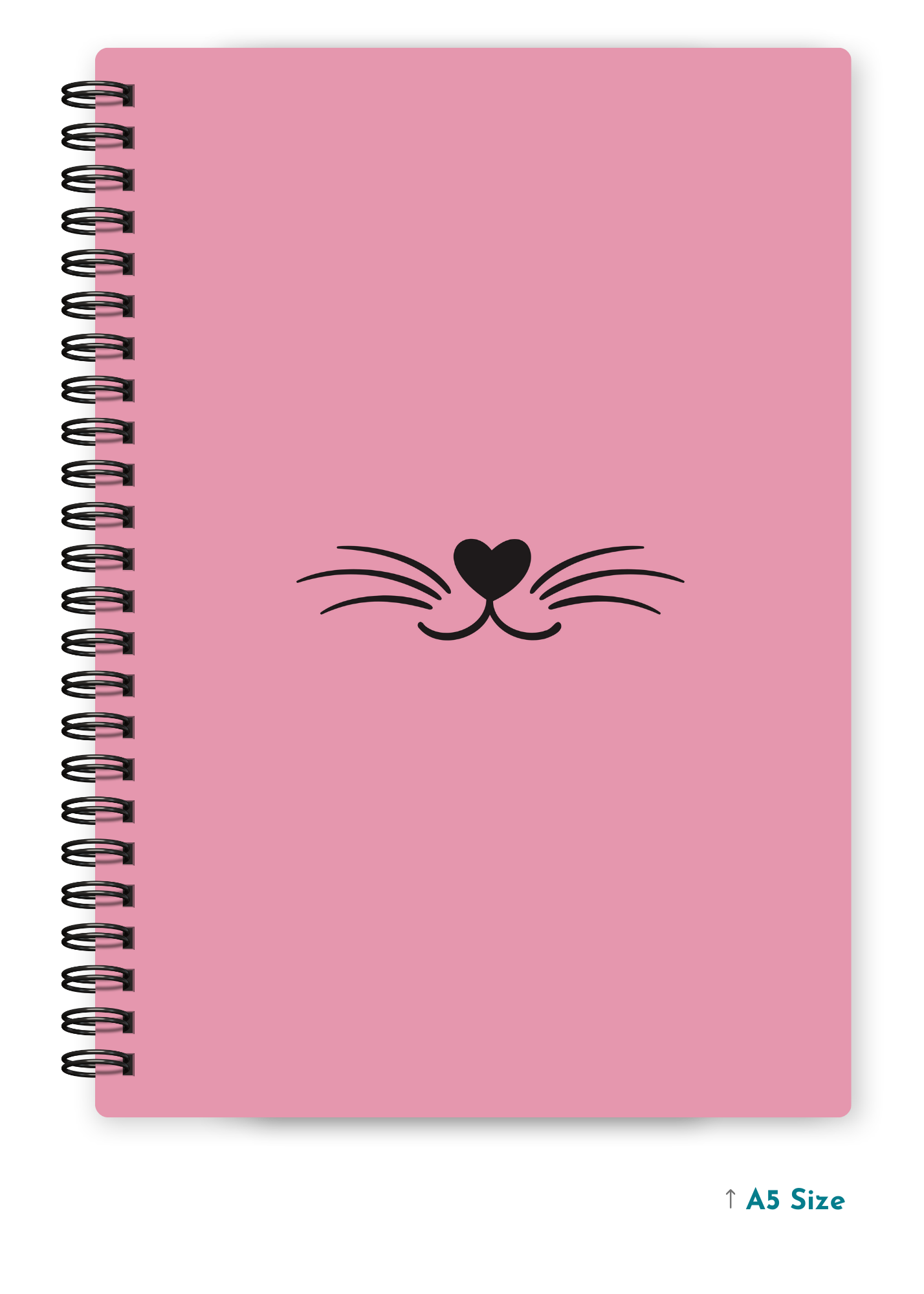 BILLI KI MOOCH cover page - A5 / A6 Size Wiro Notebook