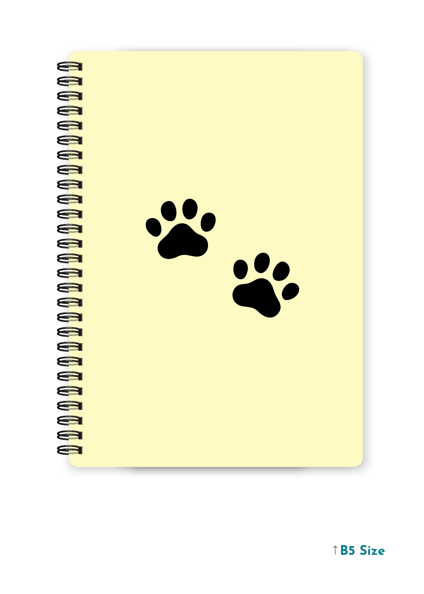 KITTY PAWS cover page - A4 / B5 Size Wiro Notebook
