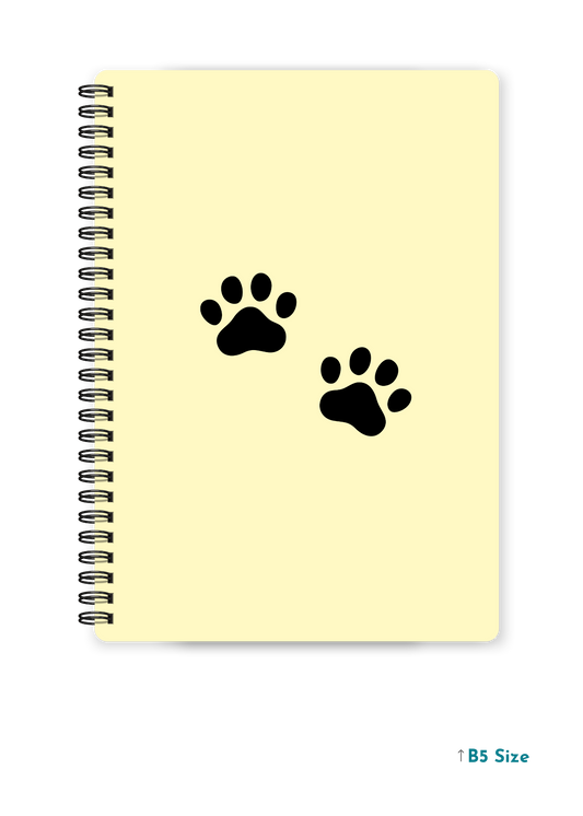 KITTY PAWS cover page - A4 / B5 Size Wiro Notebook