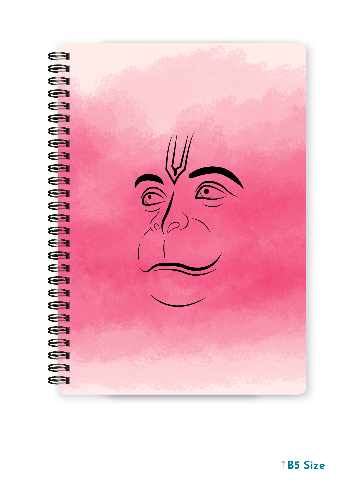 HANUMAN JI (4) cover page - A4 / B5 Size Wiro Notebook