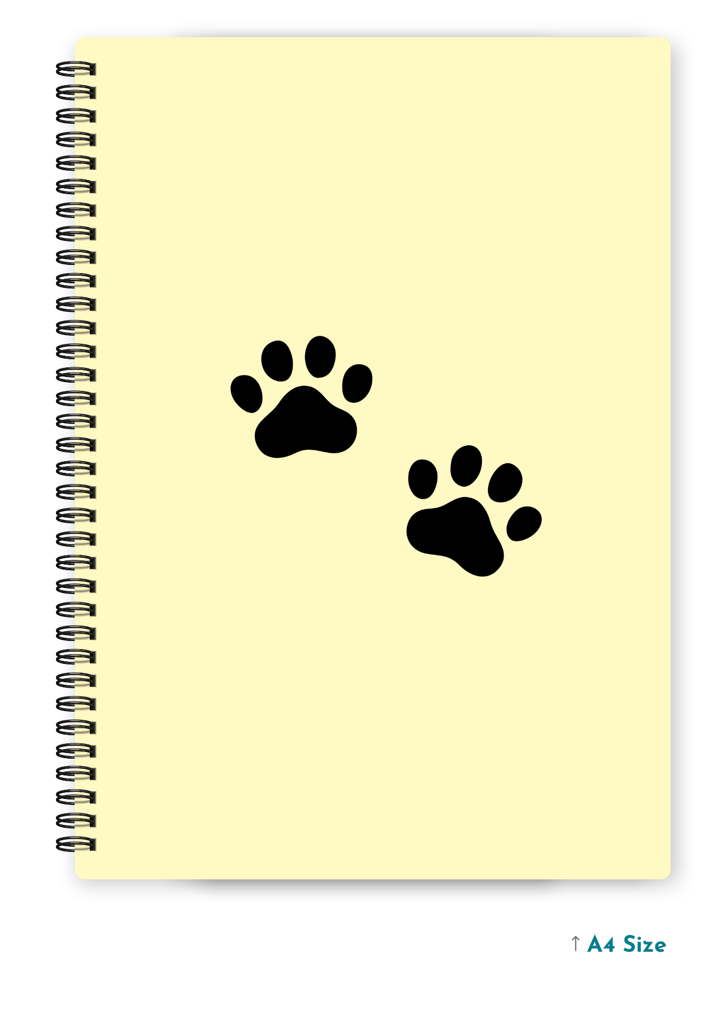 KITTY PAWS cover page - A4 / B5 Size Wiro Notebook