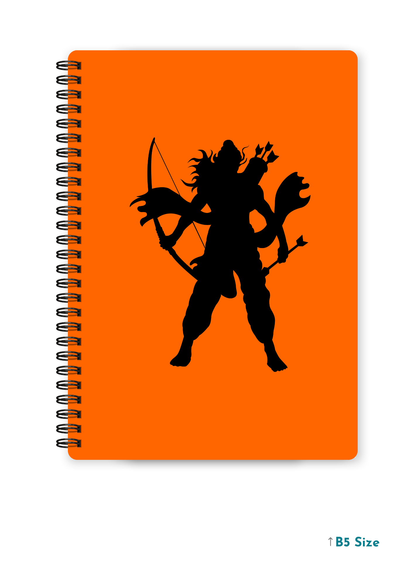 PRABHU SRI RAM (2) cover page - A4 / B5 Size Wiro Notebook