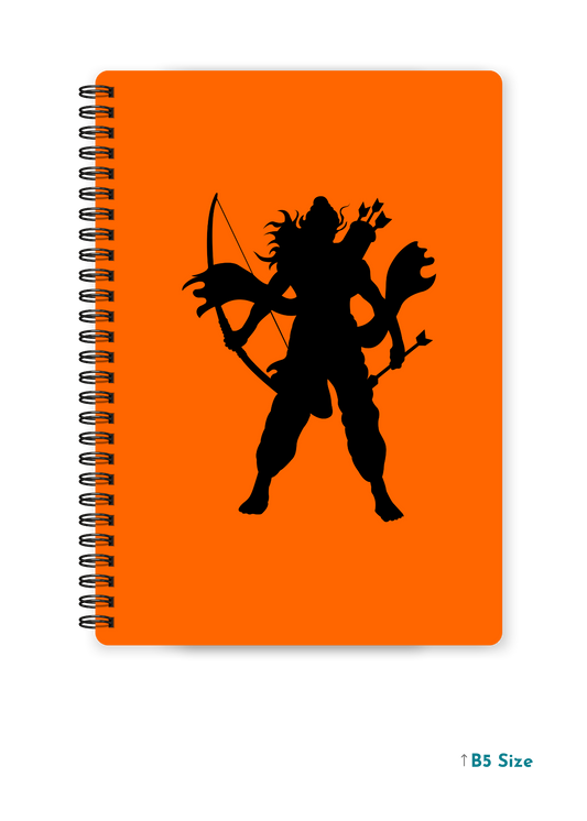 PRABHU SRI RAM (2) cover page - A4 / B5 Size Wiro Notebook