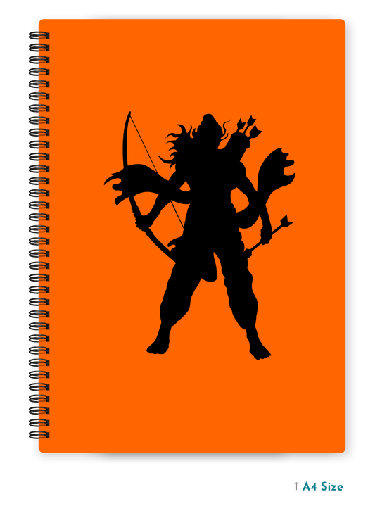PRABHU SRI RAM (2) cover page - A4 / B5 Size Wiro Notebook