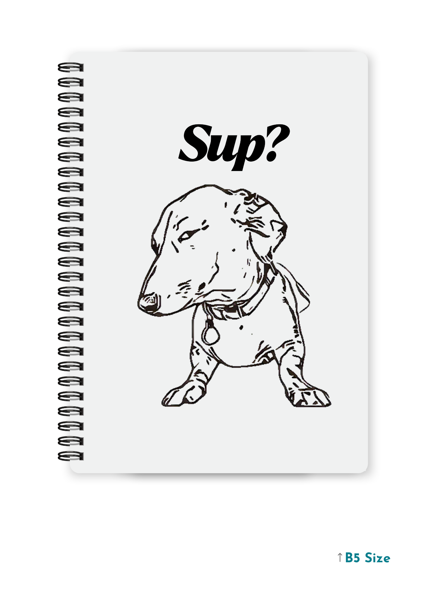 SUP? cover page - A4 / B5 Size Wiro Notebook