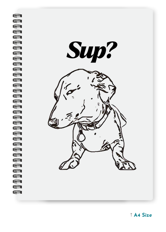 SUP? cover page - A4 / B5 Size Wiro Notebook