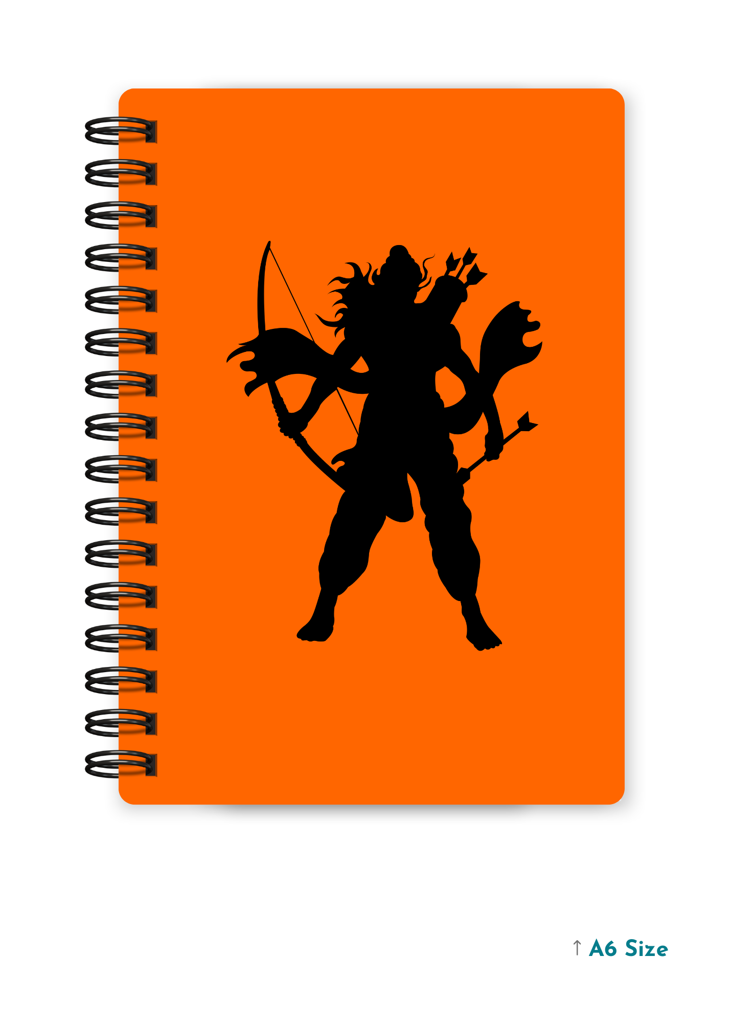 PRABHU SRI RAM (2) cover page - A5 / A6 Size Wiro Notebook
