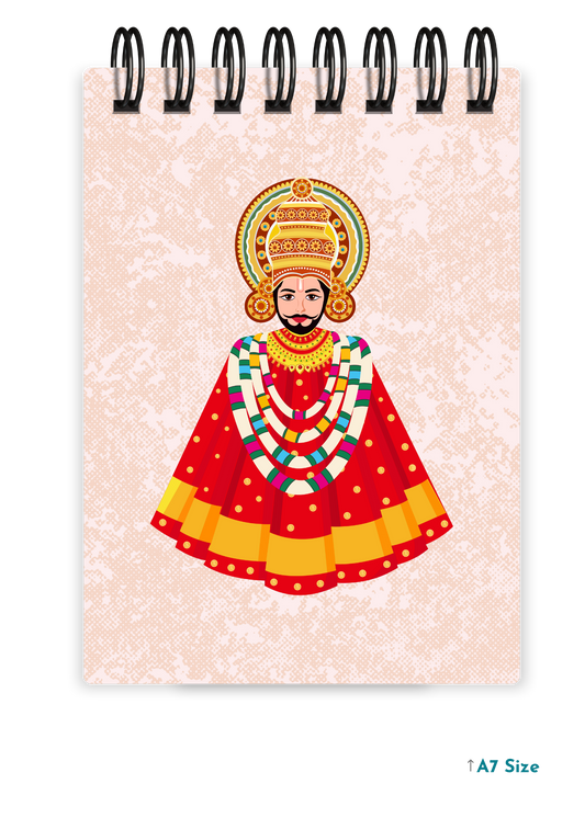 KHATU SHYAM JI cover page - A7 Size Pocket Notepad