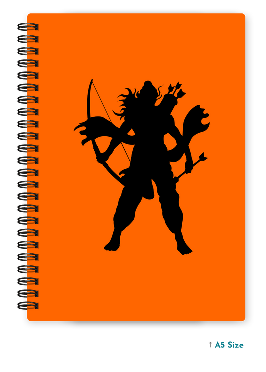 PRABHU SRI RAM (2) cover page - A5 / A6 Size Wiro Notebook