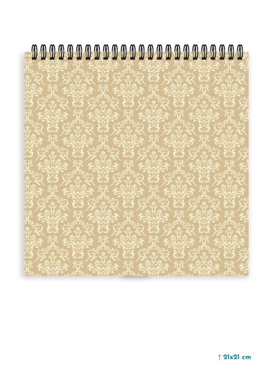 GOLDEN PATTERN cover page - Square Shape Doodle Pad