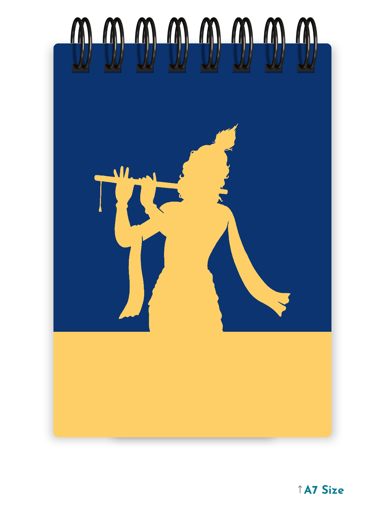 KRISHNA JI (1) cover page - A7 Size Pocket Notepad
