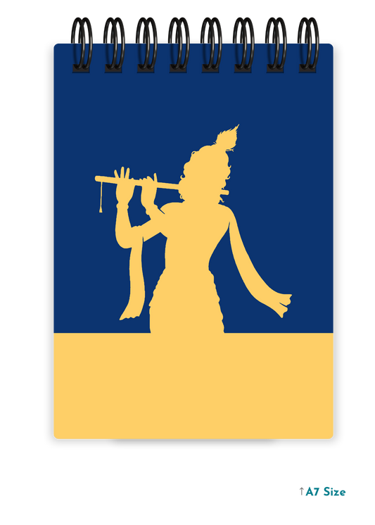 KRISHNA JI (1) cover page - A7 Size Pocket Notepad