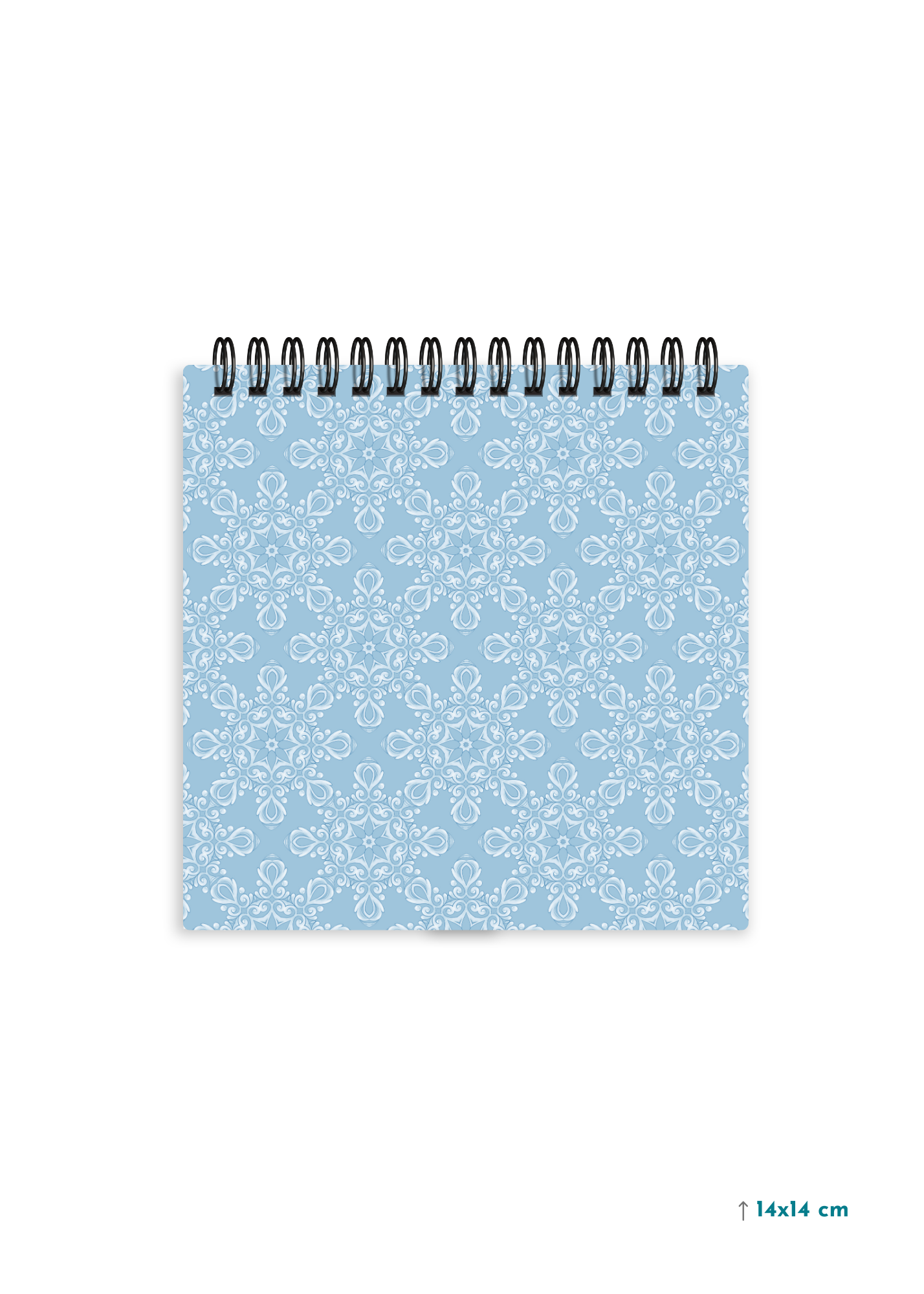 PASTEL BLUE PATTERN cover page - Square Shape Doodle Pad