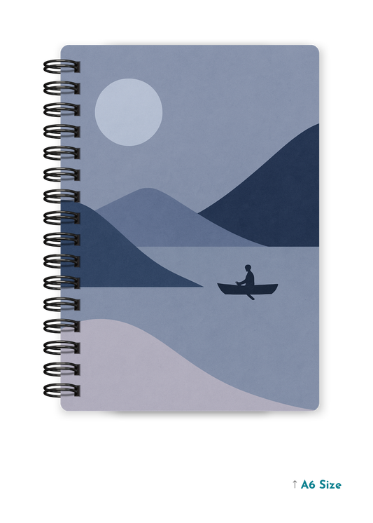 SAILING TIME cover page - A5 / A6 Size Wiro Notebook
