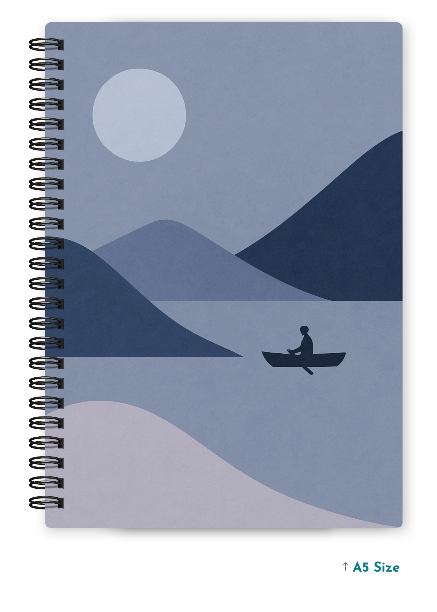 SAILING TIME cover page - A5 / A6 Size Wiro Notebook