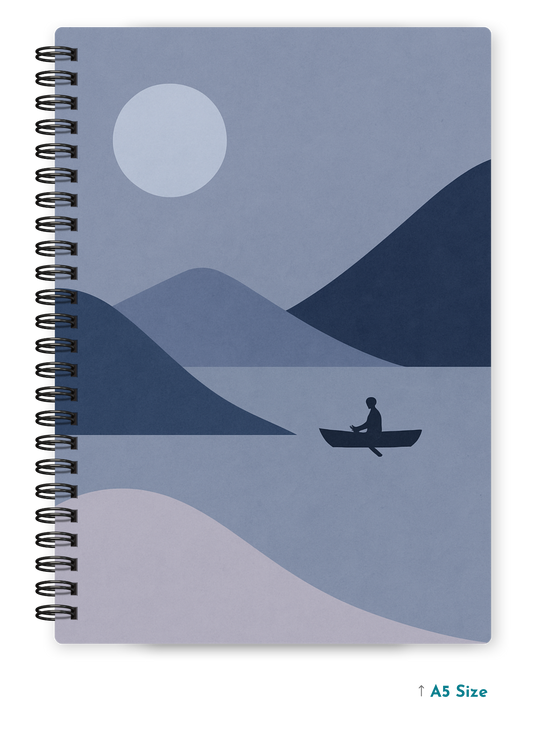 SAILING TIME cover page - A5 / A6 Size Wiro Notebook
