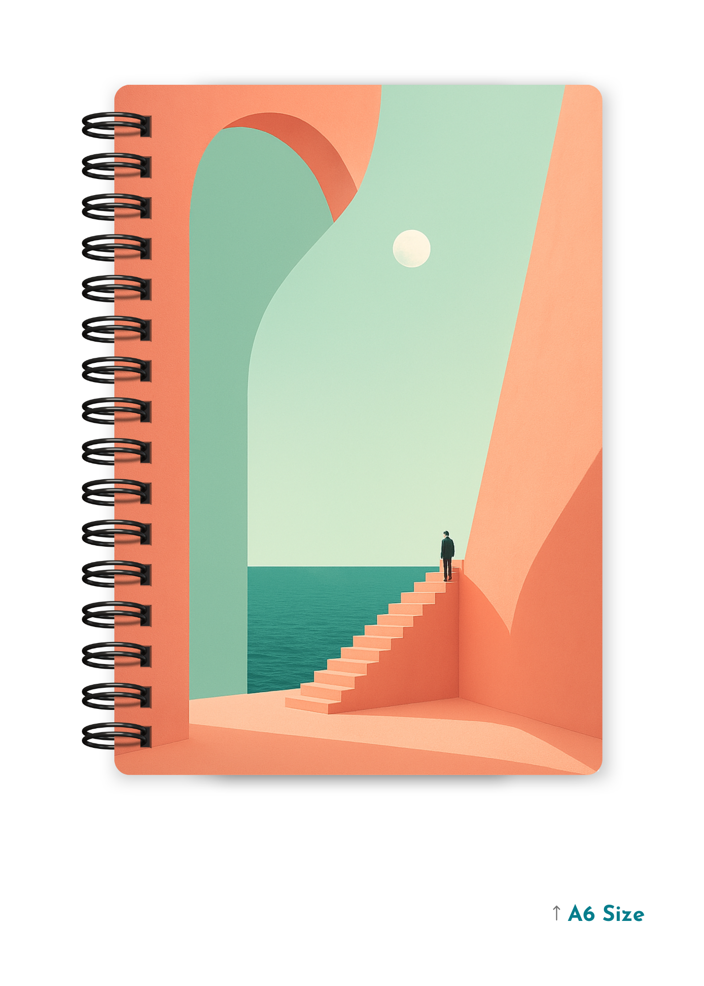 TRANSENDENCE cover page - A5 / A6 Size Wiro Notebook