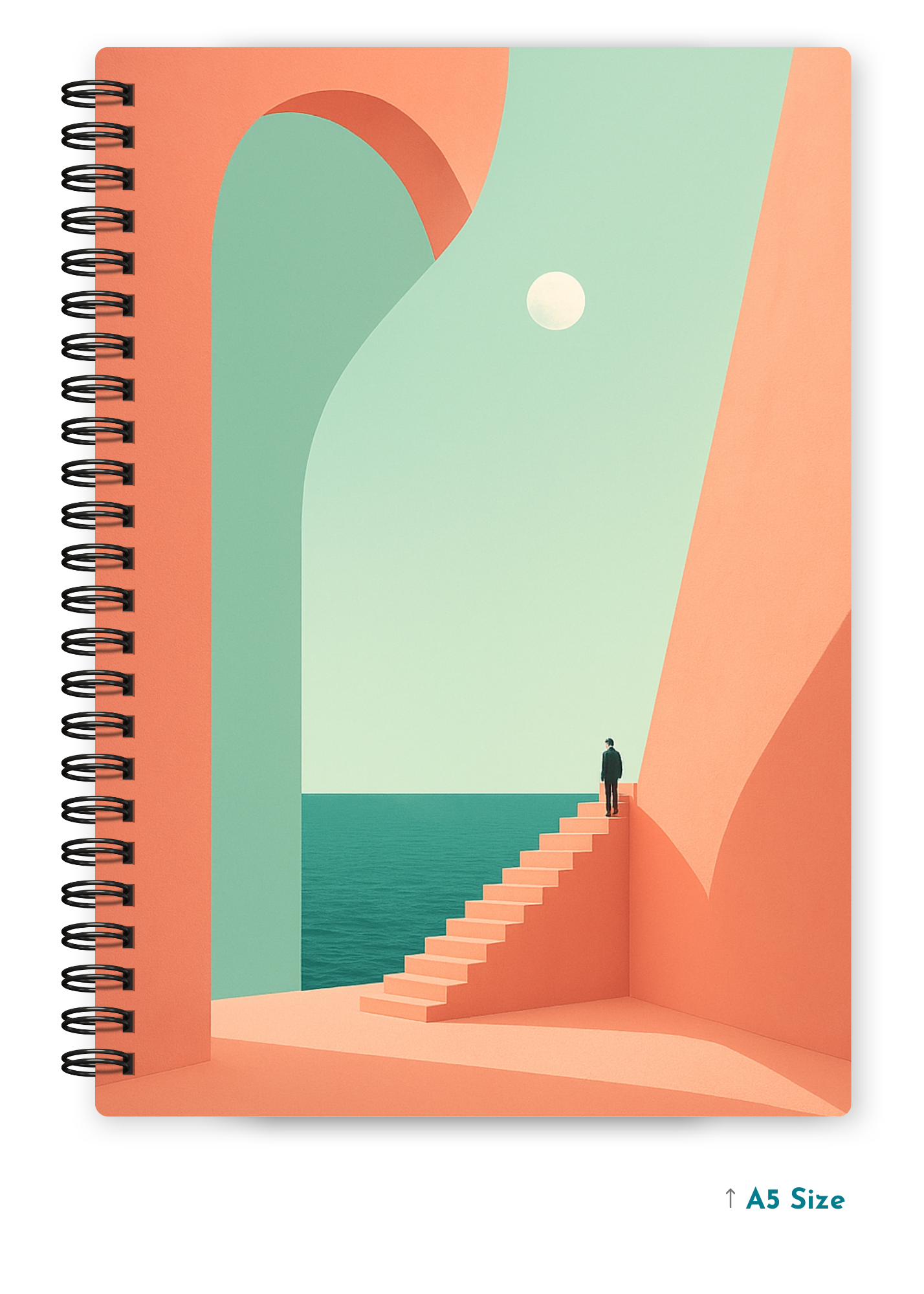 TRANSENDENCE cover page - A5 / A6 Size Wiro Notebook