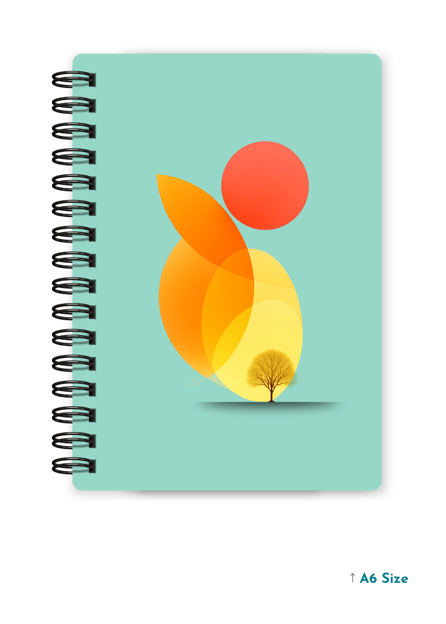 EFFORTLESS HAZE cover page - A5 / A6 Size Wiro Notebook