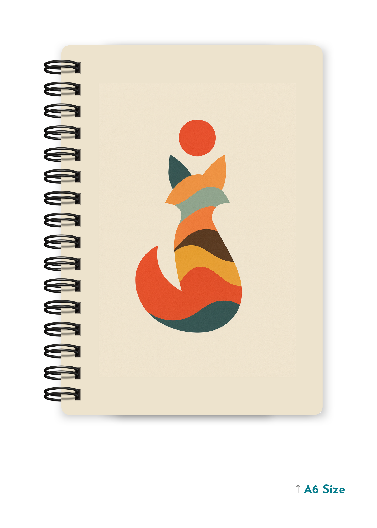 ART KITTY cover page - A5 / A6 Size Wiro Notebook