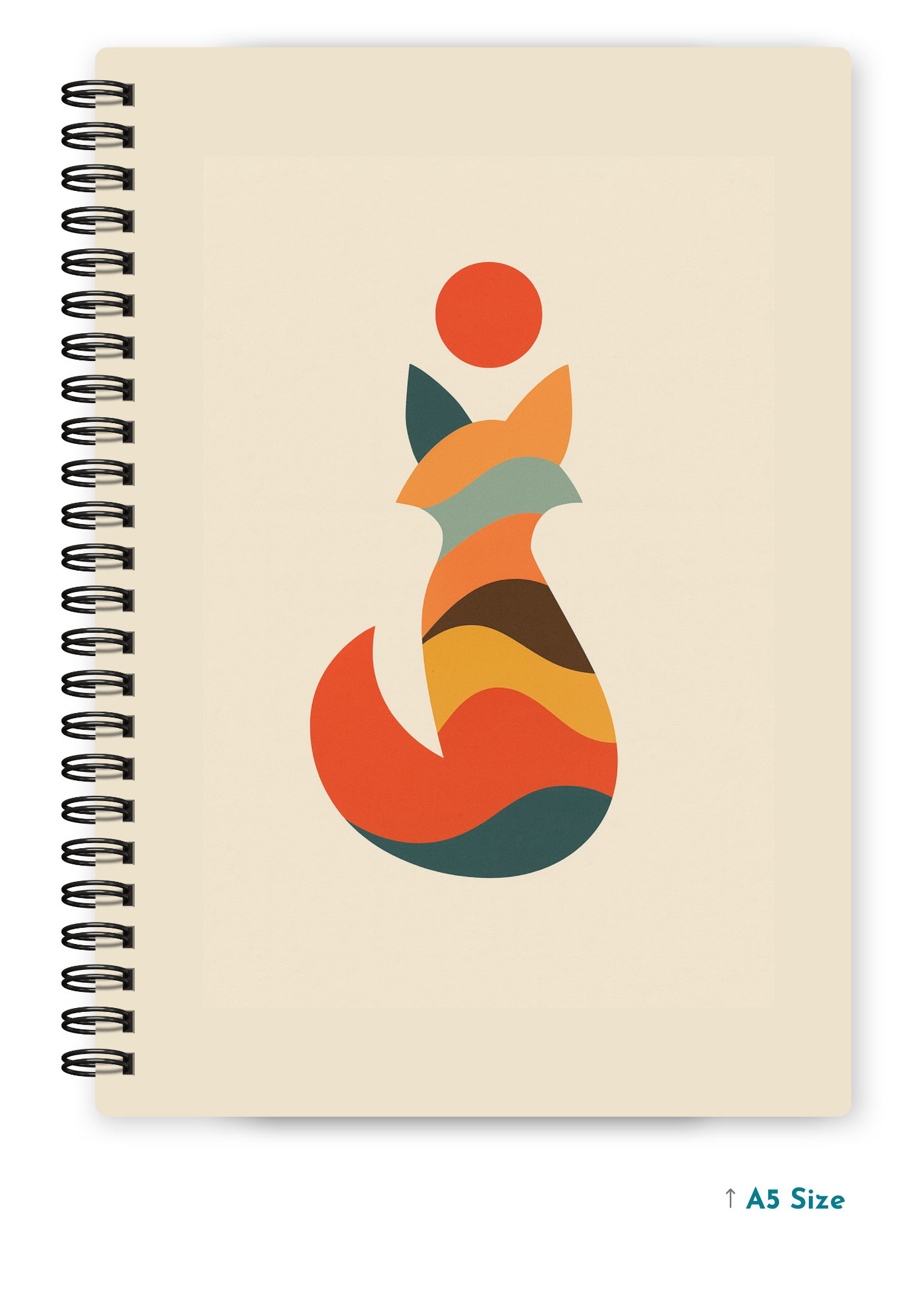 ART KITTY cover page - A5 / A6 Size Wiro Notebook