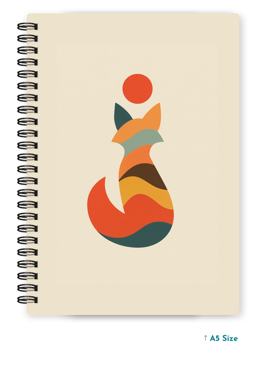 ART KITTY cover page - A5 / A6 Size Wiro Notebook