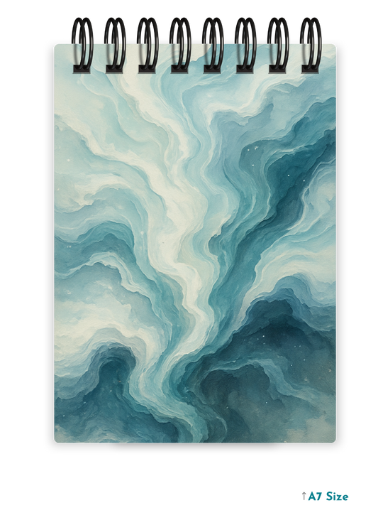 POLAR BLOOM cover page - A7 Size Pocket Notepad