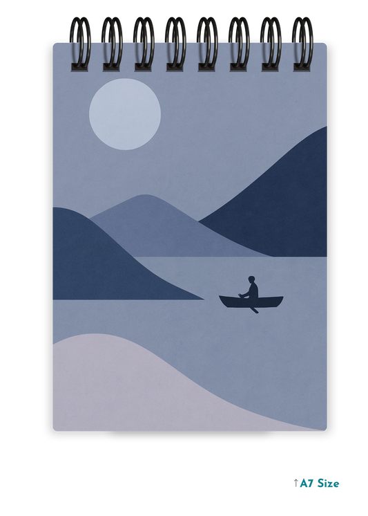 SAILING TIME cover page - A7 Size Pocket Notepad