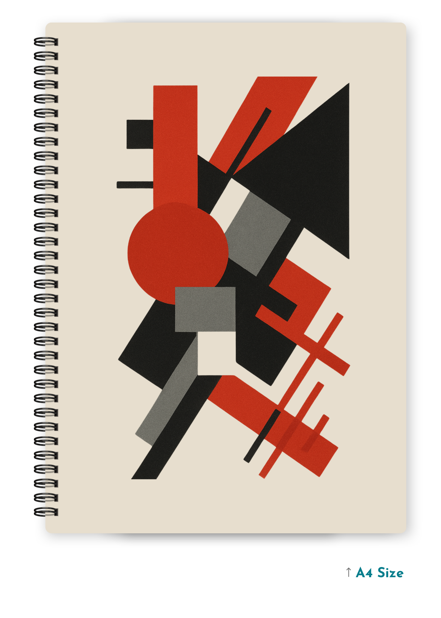 CONSTRUCTIVISM cover page - A4 / B5 Size Wiro Notebook