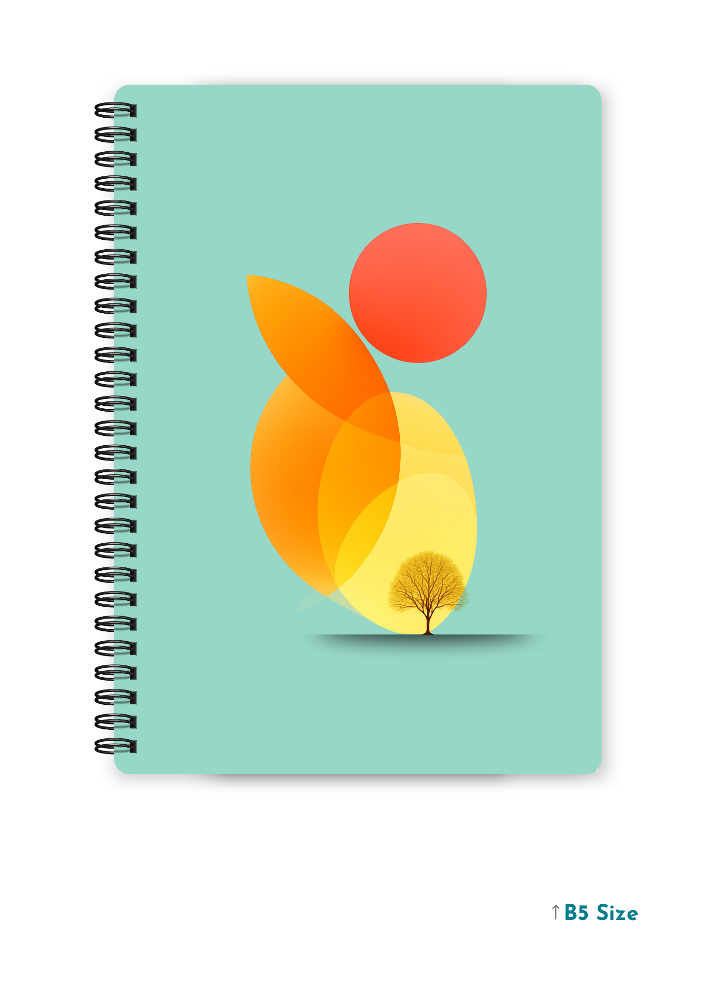 EFFORTLESS HAZE cover page - A4 / B5 Size Wiro Notebook