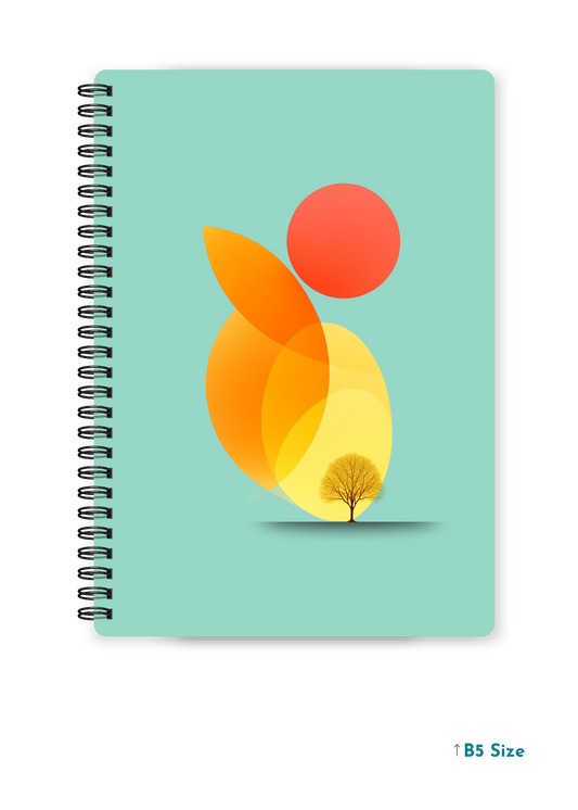 EFFORTLESS HAZE cover page - A4 / B5 Size Wiro Notebook