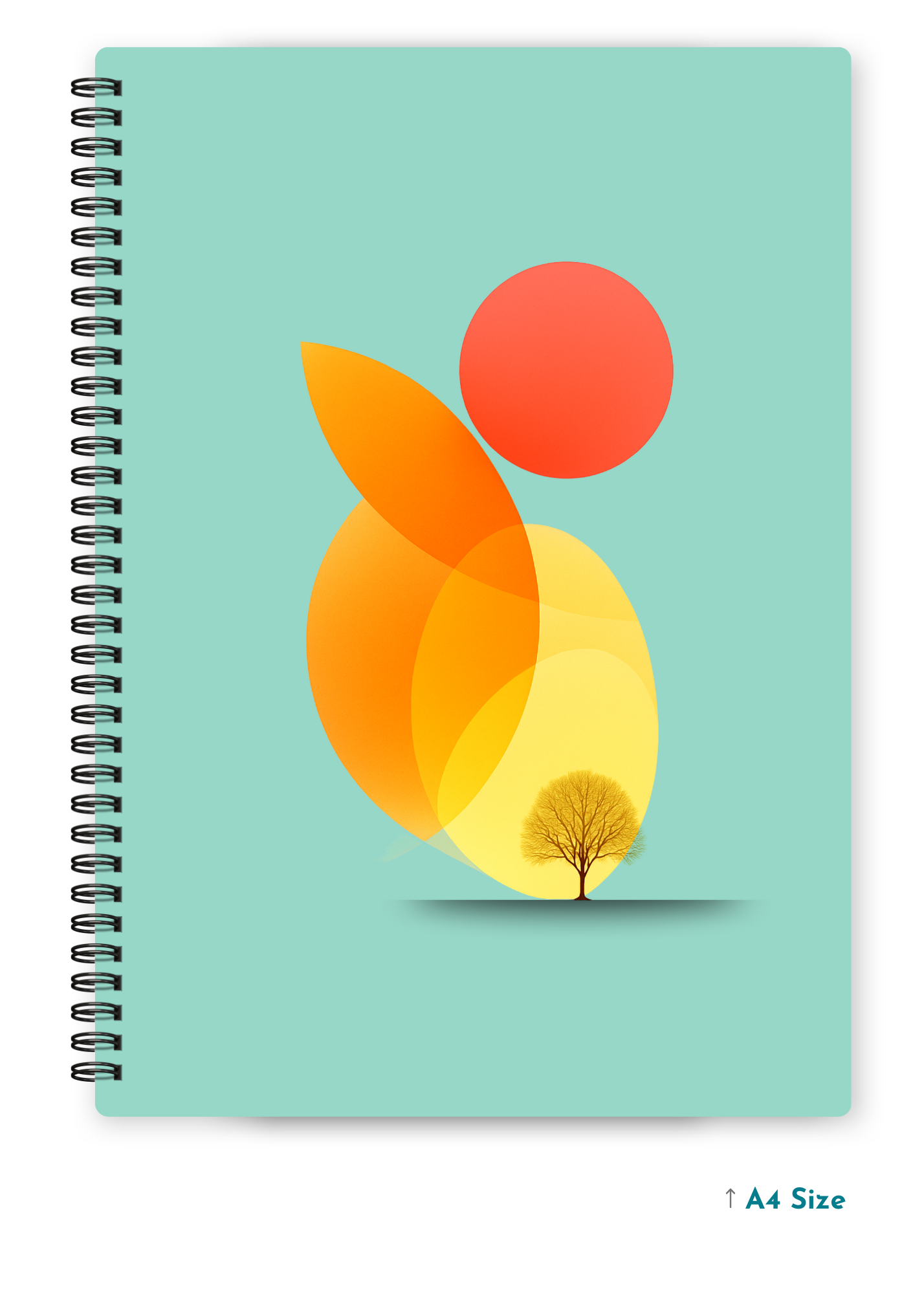 EFFORTLESS HAZE cover page - A4 / B5 Size Wiro Notebook