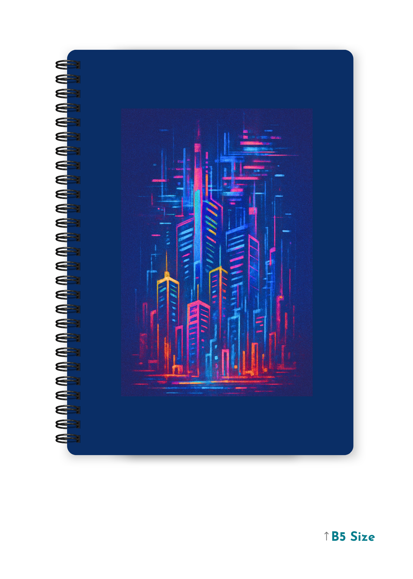 DIGITAL METROPOLIS cover page - A4 / B5 Size Wiro Notebook