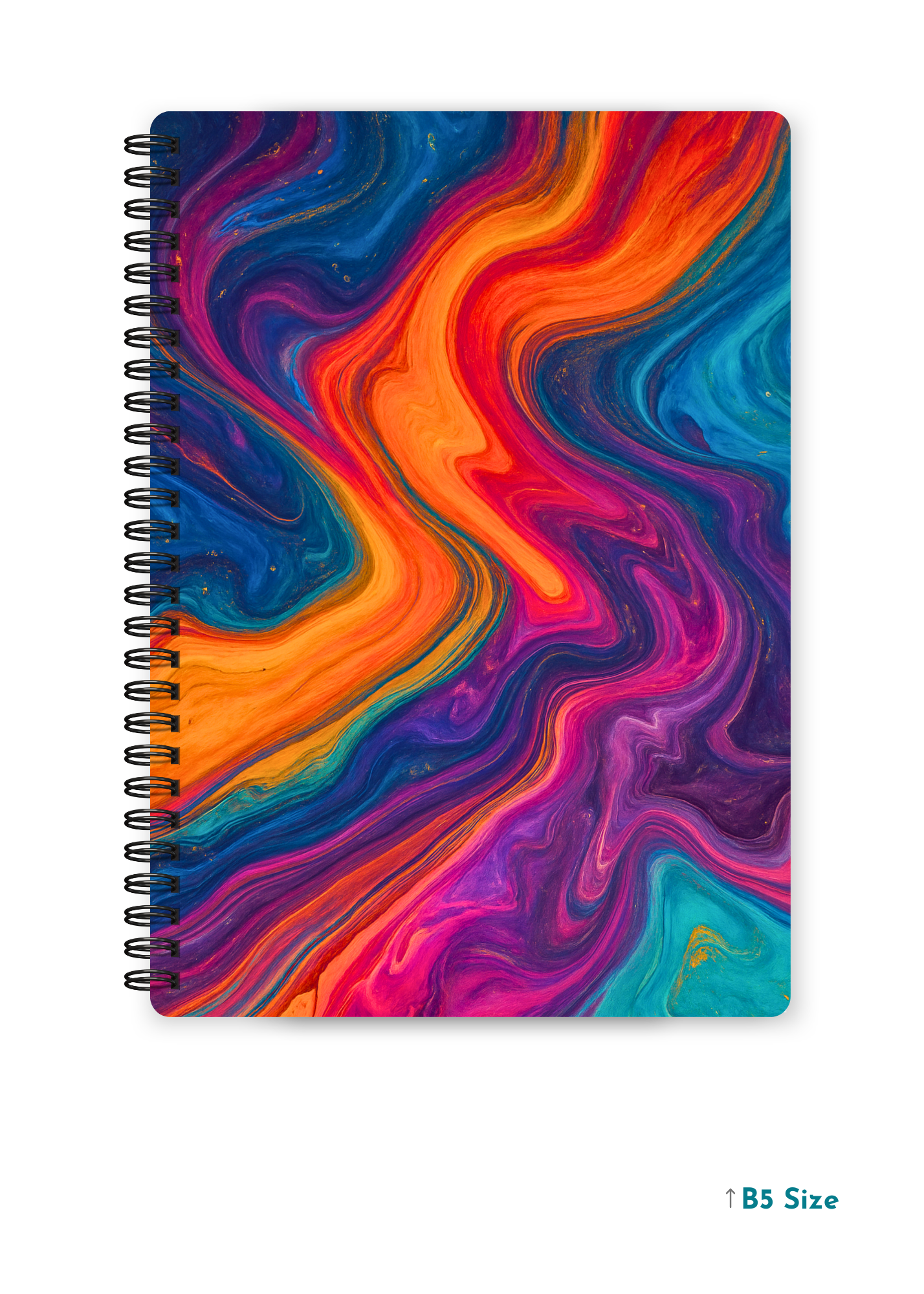 MOLTEN MIRAGE cover page - A4 / B5 Size Wiro Notebook